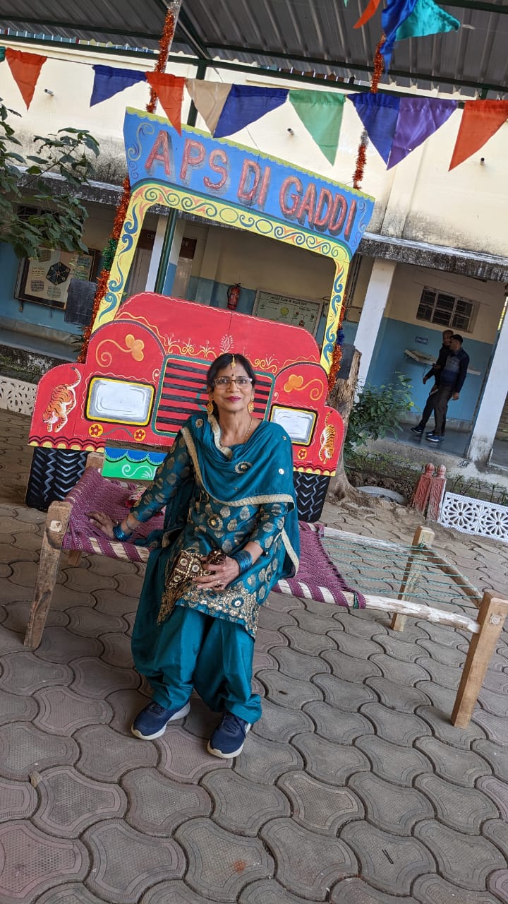 Fun moment at a school carnival